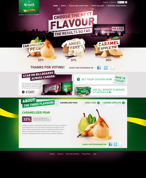 2-Danone | Vote Activia Dessert | Home